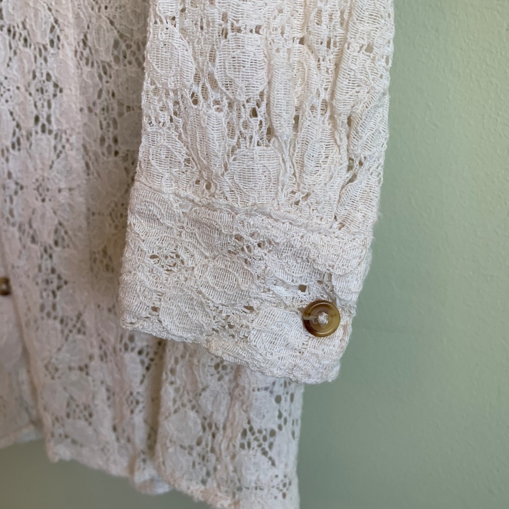Coldwater Creek Lace Blouse Size 1X (18) - Picture 5 of 7